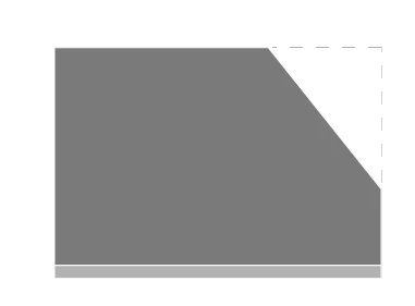 Illustration av hur man mäter en vägg för att räkna ut hur mycket tapet man behöver för tapetsering